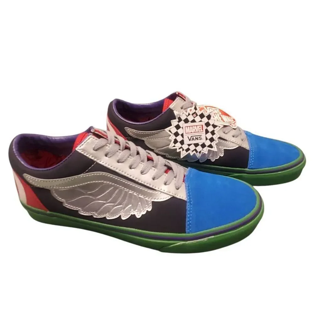 9.5 Marvel x Vans Old Skool Avengers Hulk Thor Iron Man Limited Edition Sneakers